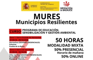 Abierto el plazo de inscripciones para un nuevo curso del proyecto MURES sobre Educación y Gestión Ambiental