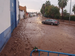 Corte de tráfico en la carretera provincial BA-120 por trabajos de limpieza derivados de las lluvias