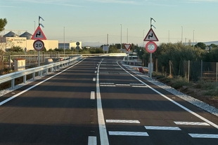Abre al tráfico la nueva variante que conecta la carretera EX-105 y el Polígono Industrial de Guareña
