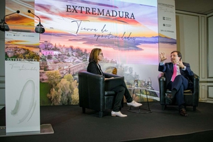Fernández Vara presenta a Extremadura, desde Madrid, como una tierra de ''inmensas oportunidades''