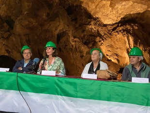 La consejera para la Transición Ecológica anuncia una inversión de 450.000 euros para la musealización de la mina La Jayona