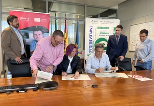 La Junta de Extremadura e Inserta Empleo firman un acuerdo para fomentar el empleo de las personas con discapacidad