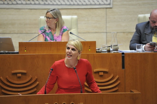 Elena Manzano defiende la urgencia del Decreto-ley de Medidas Fiscales por la necesidad de atajar desigualdades y hacer justicia tributaria