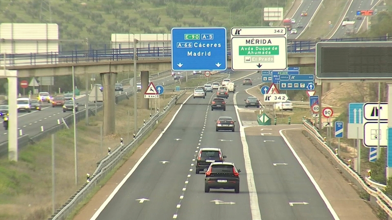 La DGT prevé desde este martes 153.000 desplazamientos por carretera en Extremadura este puente del 1º de mayo