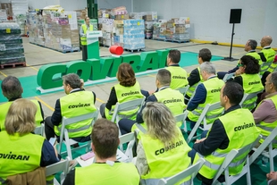 Guardiola visita la plataforma logística de Covirán en Mérida y reitera el compromiso del Gobierno de crear un entorno favorable para 