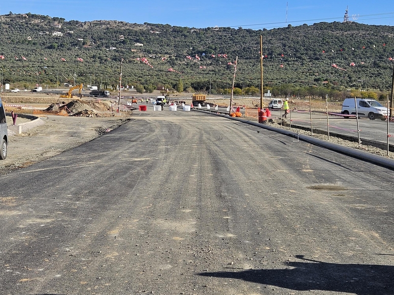Un tramo de la Ronda Sur de Cáceres se abrirá al tráfico en abril y la totalidad de la infraestructura estará lista a finales de 2026