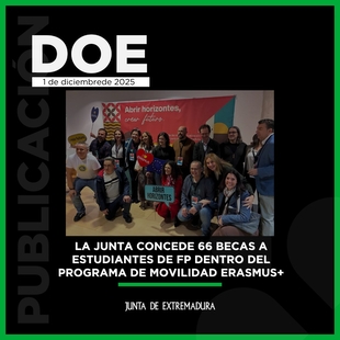 La Junta concede 66 becas a estudiantes de FP dentro del programa de movilidad Erasmus+