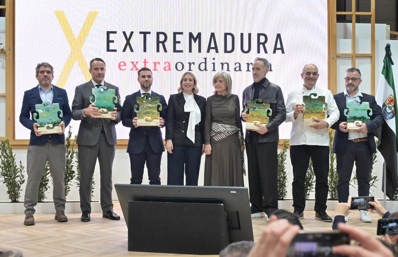 María Guardiola reivindica en FITUR un destino auténtico y extraordinario: 'Extremadura es ese lugar para el mundo'