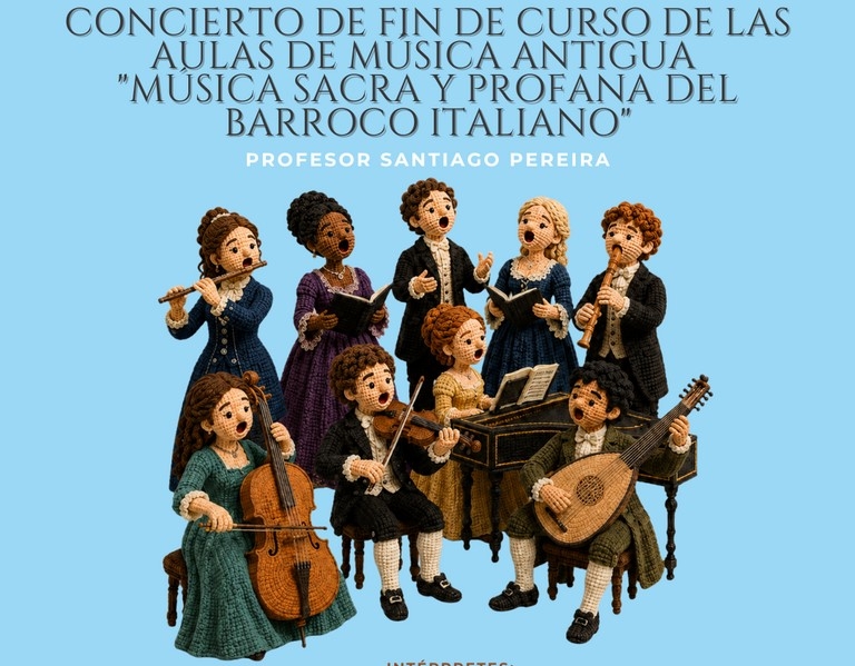 Quince jóvenes músicos del Conservatorio Superior de la Diputación protagonizan un concierto gratuito de música barroca