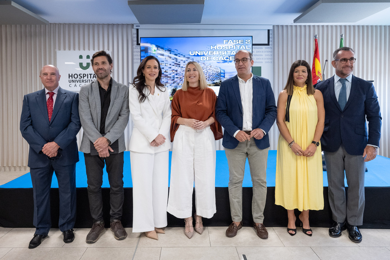 La Junta presenta la segunda fase de la ampliación del Hospital Universitario de Cáceres