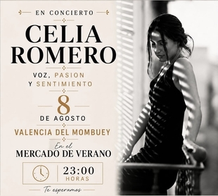 Cultura financia la actuación de Celia Romero este sábado en Valencia de Mombuey