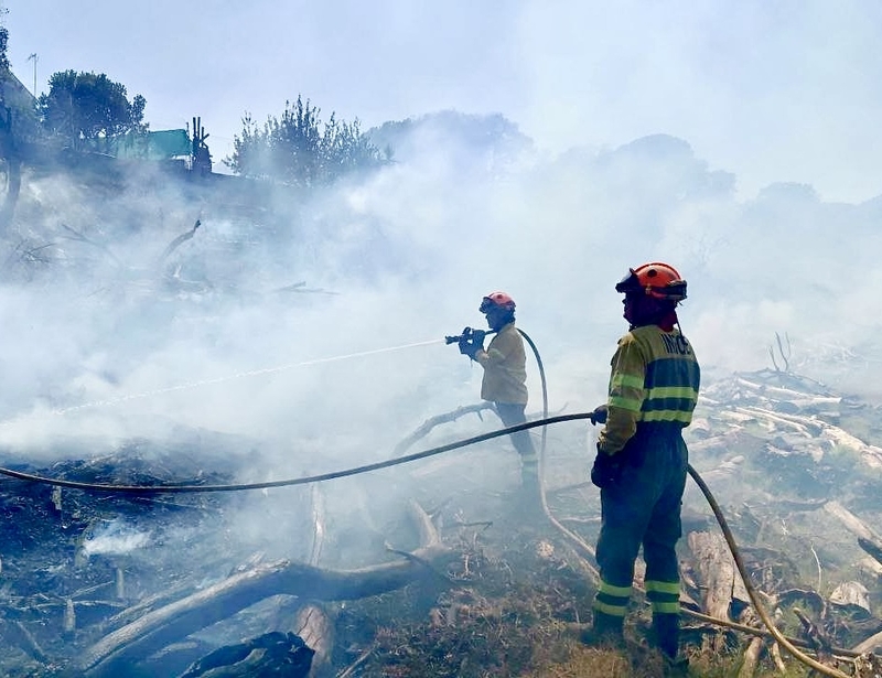 El Plan Infoex interviene en 15 incendios forestales durante la última semana